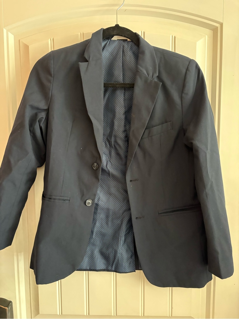 Classic Boys Navy Blazer - Tailored Two-Button Jacket